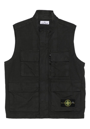 Stone Island multi-pocket vest - Green