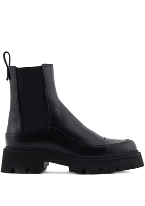 Emporio Armani platform chelsea boots - Black