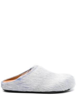 Marni Fussbett sabot mules - Blue