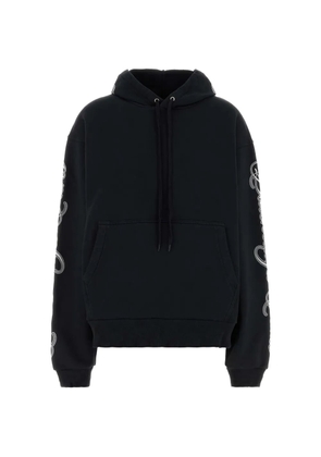 Balenciaga cotton hoodie - Black