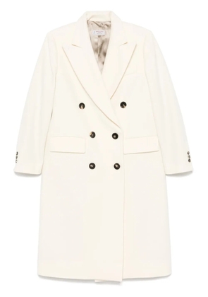 Alberto Biani virgin wool coat - White