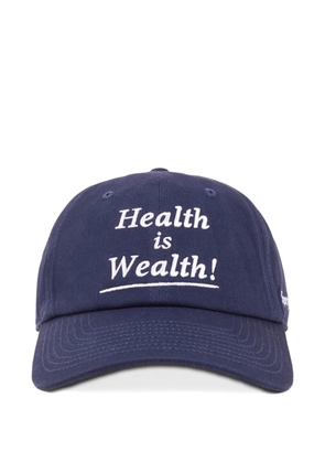 Sporty & Rich lettering-detail cap - Blue