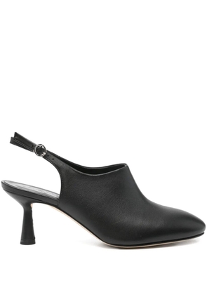 Aeyde 70mm leather slingback pumps - Black