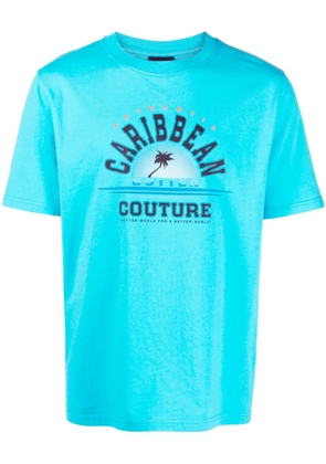 Botter slogan-print organic cotton T-shirt - Blue