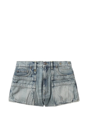 R13 cargo pocket cotton shorts - Blue