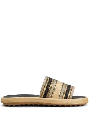 Tod's two-tone slides - Neutrals