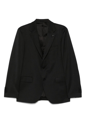 Lardini single-breasted blazer - Black