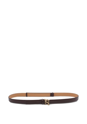 Elisabetta Franchi logo-buckle belt - Brown