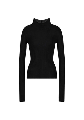 Giorgio Armani knitted roll-neck sweater - Black