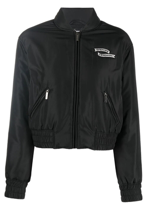 Opening Ceremony logo-patch bomber jacket - Black