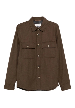 Jacob Cohën buttoned flap-pocket shirt jacket - Brown