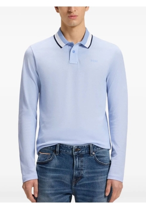 BOSS long-sleeve polo shirt - Blue
