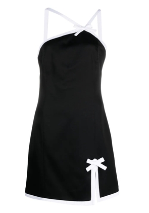 MSGM contrast-trim minidress - Black