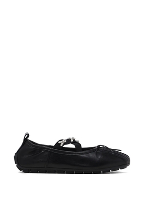 Simone Rocha embellished ballet flats - Black