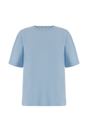 Carven round-neck logo-print T-shirt - Blue