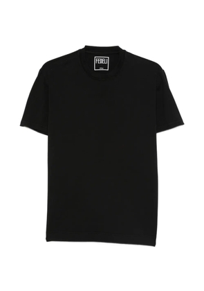 Fedeli logo-detail T-shirt - Black