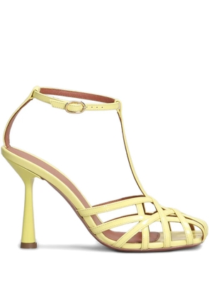 Castagna 100mm Lidia sandals - Yellow