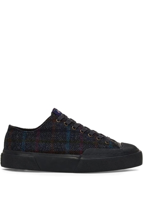 Superga wool Patchwork sneakers - Black