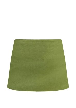 Reformation mia low-waist mini skirt - Green