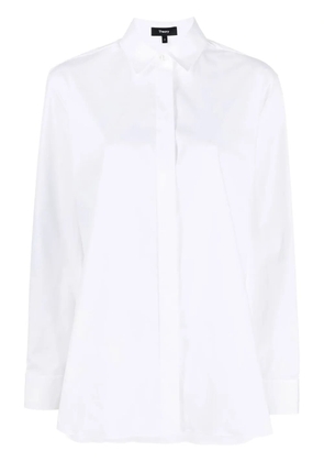Theory long-sleeve button-up shirt - White