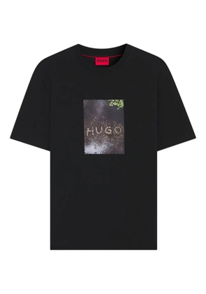 HUGO graphic-print t-shirt - Black