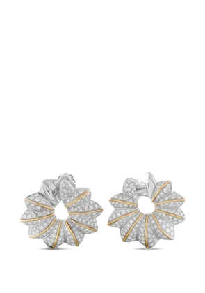 LB Exclusive diamond clip-on earrings - Silver