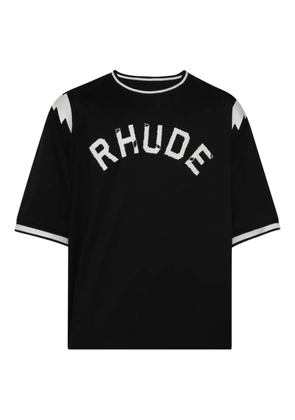 RHUDE Lightning Ringer T-shirt - Black