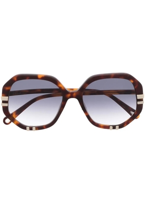 Chloé Eyewear round-frame sunglasses - Brown