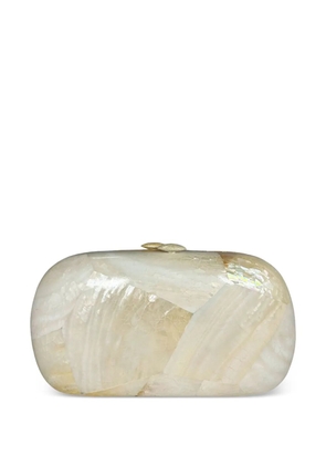 SERPUI Josephine clutch bag - White
