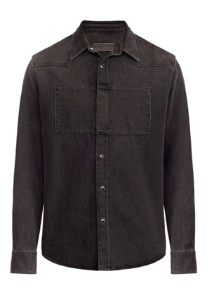 MM6 Maison Margiela cotton denim shirt - Black