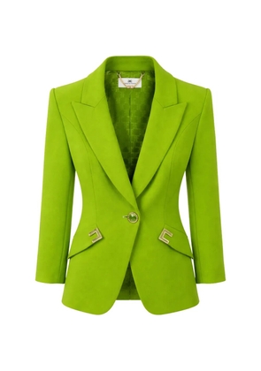 Elisabetta Franchi button detail blazer - Green