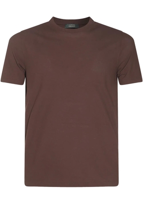 Zanone cotton t-shirt - Brown