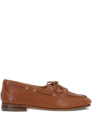 Bally Plume boat shoes - Brown
