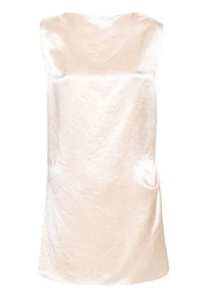 Jean Paul Gaultier cowl-effect mini dress - Pink