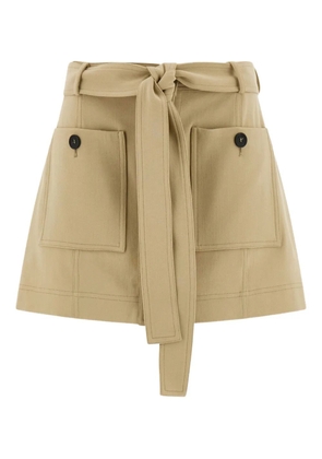 Ferragamo pocketed mini skirt - Neutrals