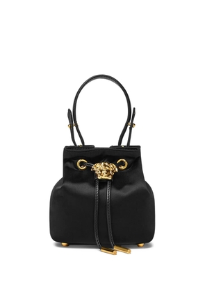 Versace mini La Medusa satin bucket bag - Black