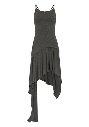 The Attico handkerchief-hem dress - Grey