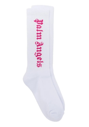Palm Angels Classic Logo socks - White