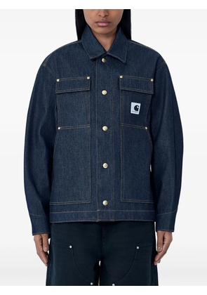 Carhartt WIP button patch pocket denim jacket - Blue