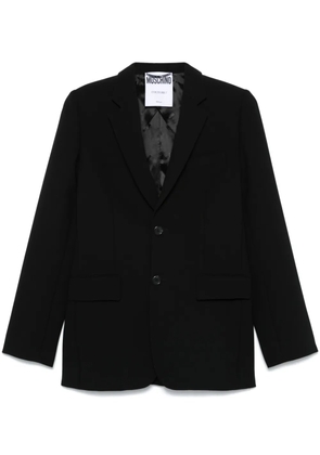 Moschino single-breasted blazer - Black