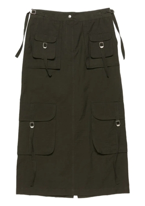 Acne Studios cargo midi skirt - Grey