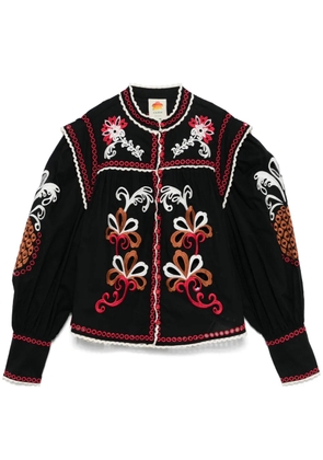 FARM Rio Mandala Richilieu blouse - Black
