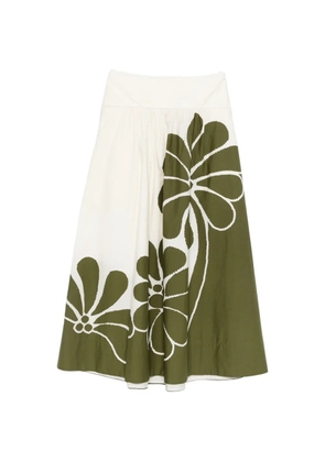 FARM Rio floral skirt - Neutrals