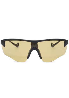 District Vision Junya Racer shield-frame sunglasses - Yellow