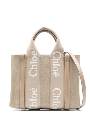 Chloé small Woody tote bag - Neutrals