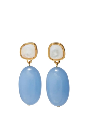 Lizzie Fortunato Big Sur pearl earrings - Gold