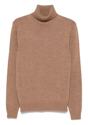 Zanone virgin wool sweater - Brown