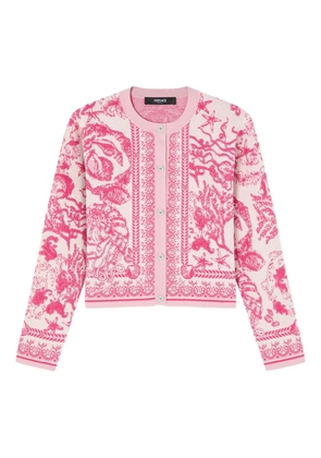 Versace Underwater Barocco cardigan - Pink