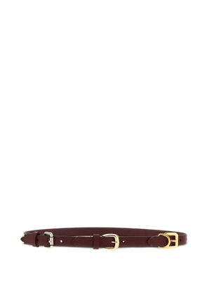 ETRO leather buckle belt - Red
