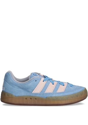 adidas suede three-stripe trainers - Blue